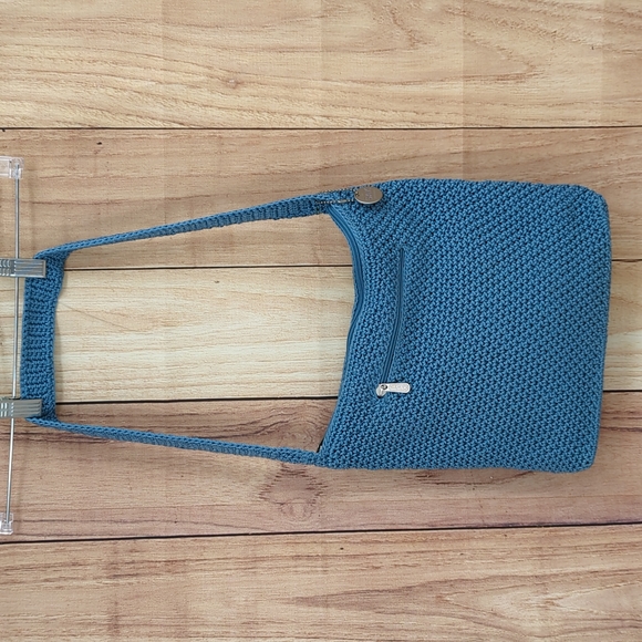 The Sak Blue Crochet Shoulder Bag - Picture 3 of 12